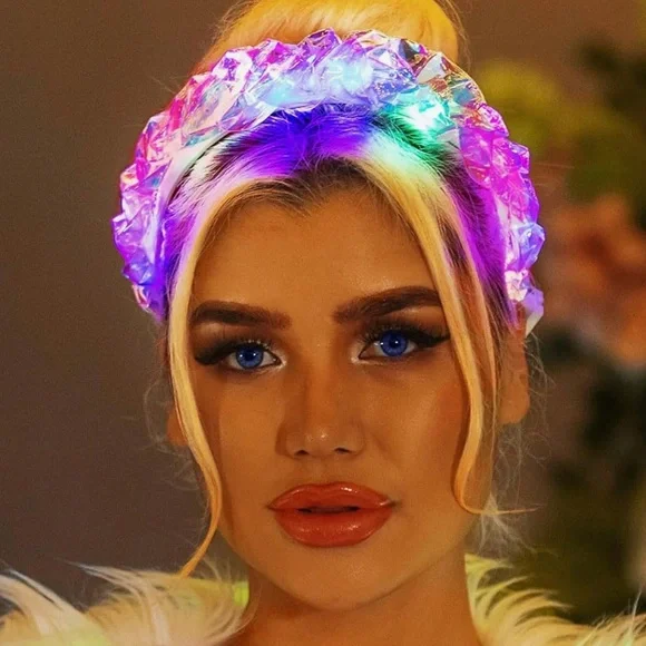 NWT Light Up Headband LED Glow Headbands S29f79016441340328b178df472726  main image 2